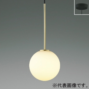 コイズミ照明 LEDペンダントライト 《Minimal Rustic White×Gold》 フランジタイプ 白熱球60W相当 非調光 電球色 幅φ170mm LEDペンダントライト 《Minimal Rustic White×Gold》 フランジタイプ 白熱球60W相当 非調光 電球色 幅φ170mm AP54893