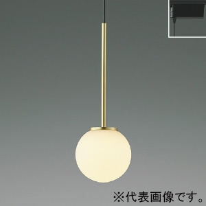 コイズミ照明 LEDペンダントライト 《Minimal Rustic White×Gold》 プラグタイプ 白熱球60W相当 非調光 電球色 幅φ115mm LEDペンダントライト 《Minimal Rustic White×Gold》 プラグタイプ 白熱球60W相当 非調光 電球色 幅φ115mm AP54890