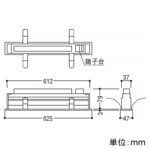 コイズミ照明 LEDベースライト 《スリットシームレススリム》 高気密SB形 埋込型 調光 温白色 長さ600mm マットファインホワイト LEDベースライト 《スリットシームレススリム》 高気密SB形 埋込型 調光 温白色 長さ600mm マットファインホワイト AD54726 画像2