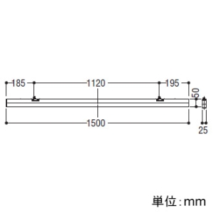 コイズミ照明 LEDベースライト 《ソリッドシームレススリム》 プラグタイプ 調光調色 電球色〜昼白色 長さ1500mm 白 LEDベースライト 《ソリッドシームレススリム》 プラグタイプ 調光調色 電球色〜昼白色 長さ1500mm 白 AH54679 画像2