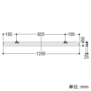 コイズミ照明 LEDベースライト 《ソリッドシームレススリム》 プラグタイプ 調光 温白色 白 LEDベースライト 《ソリッドシームレススリム》 プラグタイプ 調光 温白色 白 AH55163 画像2