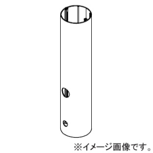 コイズミ照明 ポール ガーデンライト用 埋込式 400mmタイプ シルバーメタリック AE55983E