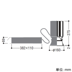 コイズミ照明 【受注生産品】LEDハイパワーベースダウンライト SGI形 4500lmクラス 埋込穴φ150mm 非調光 電球色(2700K) 【受注生産品】LEDハイパワーベースダウンライト SGI形 4500lmクラス 埋込穴φ150mm 非調光 電球色(2700K) XD54292 画像2