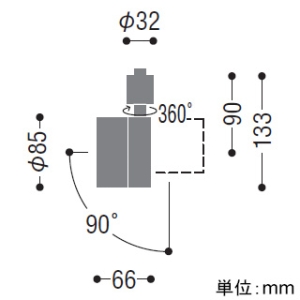 コイズミ照明 LEDランプタイプベーシックスポットライト プラグタイプ 白熱球60W相当 散光配光 調光 電球色 ファインホワイト LEDランプタイプベーシックスポットライト プラグタイプ 白熱球60W相当 散光配光 調光 電球色 ファインホワイト AS56285 画像2