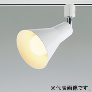 コイズミ照明 LEDランプタイプスポットライト プラグタイプ 白熱球60W相当 散光配光 非調光 電球色 マットファインホワイト LEDランプタイプスポットライト プラグタイプ 白熱球60W相当 散光配光 非調光 電球色 マットファインホワイト AS56093