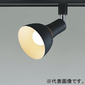 コイズミ照明 LEDランプタイプスポットライト プラグタイプ 白熱球60W相当 散光配光 非調光 電球色 サテンブラック LEDランプタイプスポットライト プラグタイプ 白熱球60W相当 散光配光 非調光 電球色 サテンブラック AS54933