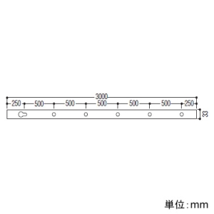 コイズミ照明 ライティングダクト本体 3mタイプ 黒 ライティングダクト本体 3mタイプ 黒 WE0223 画像2