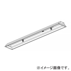 コイズミ照明 LEDベースライト 《Advanced Design Base Light》 器具本体のみ 40形 埋込型 下面開放・1灯用 W150 AD92030L