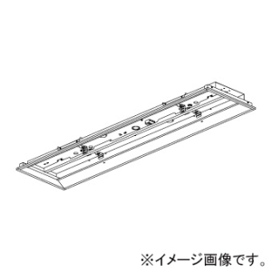 コイズミ照明 LEDベースライト 《Advanced Design Base Light》 器具本体のみ 40形 埋込型 下面開放・2灯用 W300 LEDベースライト 《Advanced Design Base Light》 器具本体のみ 40形 埋込型 下面開放・2灯用 W300 AD92400