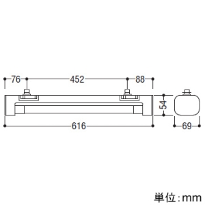 コイズミ照明 電源内蔵直管形LEDランプ搭載ベースライト プラグタイプ FLR20W×2灯相当 非調光 白色 ホワイト(N93) 電源内蔵直管形LEDランプ搭載ベースライト プラグタイプ FLR20W×2灯相当 非調光 白色 ホワイト(N93) AH55075 画像2