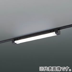 コイズミ照明 電源内蔵直管形LEDランプ搭載ベースライト プラグタイプ FLR20W×2灯相当 非調光 白色 ブラック 電源内蔵直管形LEDランプ搭載ベースライト プラグタイプ FLR20W×2灯相当 非調光 白色 ブラック AH55077