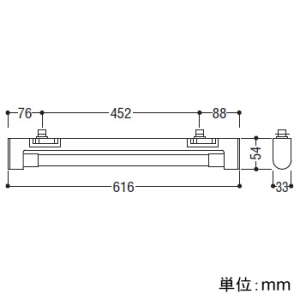 コイズミ照明 電源内蔵直管形LEDランプ搭載ベースライト プラグタイプ FLR20W相当 非調光 昼白色 ホワイト(N93) 電源内蔵直管形LEDランプ搭載ベースライト プラグタイプ FLR20W相当 非調光 昼白色 ホワイト(N93) AH55072 画像2