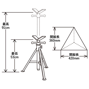 アサダ パイプジャックL V アサダ パイプジャックL V S781310 画像2