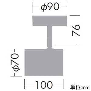 DAIKO LEDスポットライト フランジタイプ 直付専用 天井付・壁付兼用 ランプ付 ダイクロハロゲン50W相当 調光タイプ LED電球5.7W 口金E11 中角形 電球色 白 LEDスポットライト フランジタイプ 直付専用 天井付・壁付兼用 ランプ付 ダイクロハロゲン50W相当 調光タイプ LED電球5.7W 口金E11 中角形 電球色 白 DSL-3660YWG 画像2