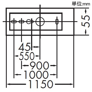 DAIKO LEDブラケットライト 天井付・壁付兼用 縦長付・横長付兼用 全面配光タイプ 明るさHf32W×2灯相当 非調光タイプ LED38W 電球色 LEDブラケットライト 天井付・壁付兼用 縦長付・横長付兼用 全面配光タイプ 明るさHf32W×2灯相当 非調光タイプ LED38W 電球色 DCL-40912Y 画像2