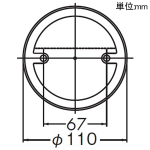 DAIKO LED浴室灯 防雨・防湿形 天井付・壁付兼用 白熱灯60W相当 非調光タイプ LED6.5W 昼白色 LED浴室灯 防雨・防湿形 天井付・壁付兼用 白熱灯60W相当 非調光タイプ LED6.5W 昼白色 DWP-40038W 画像2