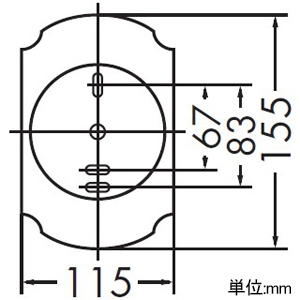 DAIKO LEDブラケットライト 防雨形 ランプ付 白熱灯60W相当 非調光タイプ LED電球4.3W 口金E26 電球色 LEDブラケットライト 防雨形 ランプ付 白熱灯60W相当 非調光タイプ LED電球4.3W 口金E26 電球色 DWP-38851Y 画像2