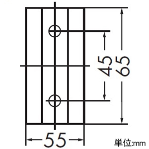 DAIKO 壁面取付金具 ボルト・バンド取付兼用 壁面取付金具 ボルト・バンド取付兼用 DP-39769 画像2