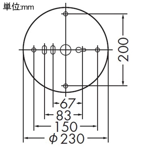 DAIKO LED吹き抜け灯 白熱灯60W×6灯相当 非調光タイプ LED34W 電球色 白 LED吹き抜け灯 白熱灯60W×6灯相当 非調光タイプ LED34W 電球色 白 DCH-41441Y 画像3