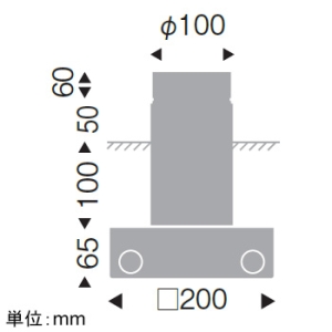 遠藤照明 【受注生産品】埋込ベースユニット 結線ボックスタイプ アウトドアライト用 【受注生産品】埋込ベースユニット 結線ボックスタイプ アウトドアライト用 RL-860HA 画像2