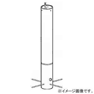 遠藤照明 ポール 庭園灯用 長さ675mm ダークグレー L-223H