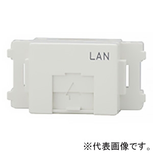 神保電器 埋込モジュラジャック 8極8心用 LAN用Cat6A対応 LAN文字入り チョコ 埋込モジュラジャック 8極8心用 LAN用Cat6A対応 LAN文字入り チョコ JEC-BN-LW6AL-C