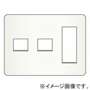 神保電器 コンセントプレート 3連用 5(1+1+3)個口 ライトベージュ コンセントプレート 3連用 5(1+1+3)個口 ライトベージュ WJE-113-L