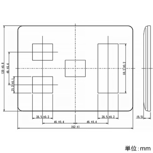 神保電器 コンセントプレート 3連用 6(2+1+3)個口 ライトベージュ コンセントプレート 3連用 6(2+1+3)個口 ライトベージュ WJE-213-L 画像2