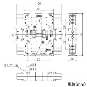 神保電器 ハーネスジョイントボックス 4分岐 ブルー ハーネスジョイントボックス 4分岐 ブルー JHJ4000BL 画像2