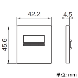 東芝ライテックス 【受注生産品】表示・ネーム付スイッチカバー 《WIDE-i》 Mサイズ ウォームベージュ 【受注生産品】表示・ネーム付スイッチカバー 《WIDE-i》 Mサイズ ウォームベージュ WDG1641M(CW) 画像2