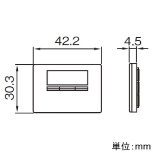 東芝ライテックス 【受注生産品】表示・ネーム付スイッチカバー 《WIDE-i》 Sサイズ ウォームベージュ 【受注生産品】表示・ネーム付スイッチカバー 《WIDE-i》 Sサイズ ウォームベージュ WDG1641S(CW) 画像2