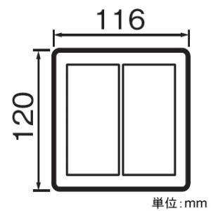 東芝ライテックス プレート 《WIDE-i PLATA》 3連用 プレート 《WIDE-i PLATA》 3連用 WDG5133(SS) 画像2