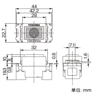 東芝ライテックス 【受注生産品】電圧検知形パイロットランプ 200V用 白 【受注生産品】電圧検知形パイロットランプ 200V用 白 NDG4111-2(WW) 画像2