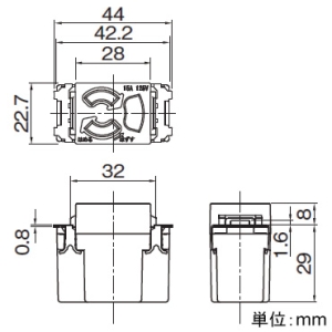 東芝ライテックス 抜止接地コンセント 15A 125V ニューホワイト 抜止接地コンセント 15A 125V ニューホワイト NDG2311E(WW) 画像2