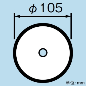 東芝ライテックス 【受注生産品】プレート 《WIDE-i》 丸形テレフォン用 φ9・φ12穴兼用 ウォームベージュ 【受注生産品】プレート 《WIDE-i》 丸形テレフォン用 φ9・φ12穴兼用 ウォームベージュ NDG5350(CW) 画像3