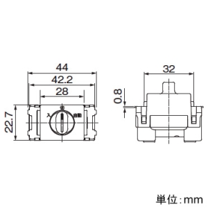 東芝ライテックス 人感スイッチ用切換スイッチ E?sスイッチサイズ 15A 250V 人感スイッチ用切換スイッチ E?sスイッチサイズ 15A 250V NDG1923(WW) 画像2