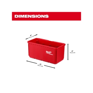 ミルウォーキー milwaukee PACKOUT 小物収納(102mm x 204mm) 2個セット milwaukee PACKOUT 小物収納(102mm x 204mm) 2個セット 48-22-8063 画像3