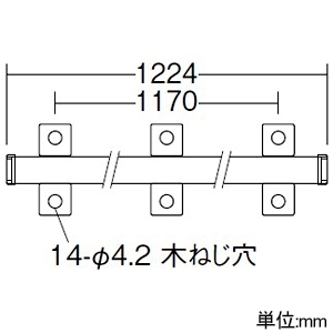 DAIKO LED間接照明用器具 ≪曲面ライン照明≫ 横曲げタイプ 防雨・防湿形 天井・壁(横向)・床付兼用 非調光タイプ LED13.5W 電球色 電源別売 長さ1224mm LED間接照明用器具 ≪曲面ライン照明≫ 横曲げタイプ 防雨・防湿形 天井・壁(横向)・床付兼用 非調光タイプ LED13.5W 電球色 電源別売 長さ1224mm DWP-5275YT 画像3