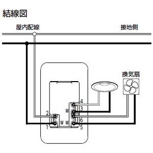 DAIKO 人感センサースイッチ トイレ換気扇連動用 ON/OFFタイプ 4線配線式 壁面取付専用(埋込式) 1個用スイッチボックス適合 埋込穴51×95mm 人感センサースイッチ トイレ換気扇連動用 ON/OFFタイプ 4線配線式 壁面取付専用(埋込式) 1個用スイッチボックス適合 埋込穴51×95mm DP-41174 画像2