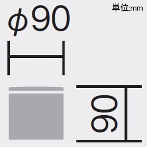 DAIKO LEDボラードライト 灯具本体 スタンダードボラード(全般拡散) 防雨・防湿形 重耐塩仕様 白熱灯60W相当 非調光タイプ 100〜242V用 電球色(2700K) LEDボラードライト 灯具本体 スタンダードボラード(全般拡散) 防雨・防湿形 重耐塩仕様 白熱灯60W相当 非調光タイプ 100〜242V用 電球色(2700K) LLP-7017LUE 画像2