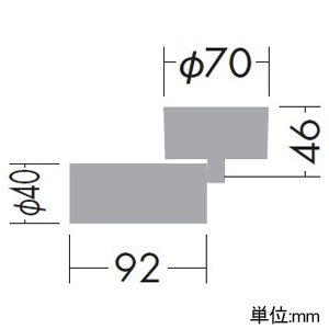 DAIKO LEDスポットライト フランジタイプ 直付専用 天井付・壁付兼用 ランプ付 12Vダイクロハロゲン35W相当 調光タイプ LED電球4W 口金E11 中角形 電球色 白 LEDスポットライト フランジタイプ 直付専用 天井付・壁付兼用 ランプ付 12Vダイクロハロゲン35W相当 調光タイプ LED電球4W 口金E11 中角形 電球色 白 DSL-5610YWG 画像2