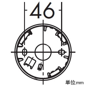 DAIKO LEDスポットライト フランジタイプ 直付専用 天井付・壁付兼用 ランプ付 12Vダイクロハロゲン35W相当 調光タイプ LED電球4W 口金E11 中角形 温白色 黒 LEDスポットライト フランジタイプ 直付専用 天井付・壁付兼用 ランプ付 12Vダイクロハロゲン35W相当 調光タイプ LED電球4W 口金E11 中角形 温白色 黒 DSL-5610ABG 画像3