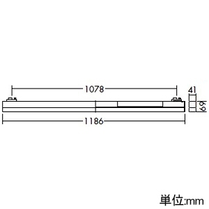 DAIKO LEDベースライト ≪Architect Base Line≫ プラグタイプ 配線ダクト取付用 調光タイプ LED24.9W 電球色(2700K) ホワイト LEDベースライト ≪Architect Base Line≫ プラグタイプ 配線ダクト取付用 調光タイプ LED24.9W 電球色(2700K) ホワイト DBL-5502LWG 画像2