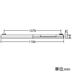 DAIKO LEDベースライト ≪Architect Base Line≫ プラグタイプ 配線ダクト取付用 調光タイプ LED24.9W 昼白色 ホワイト LEDベースライト ≪Architect Base Line≫ プラグタイプ 配線ダクト取付用 調光タイプ LED24.9W 昼白色 ホワイト DBL-5502WWG 画像2