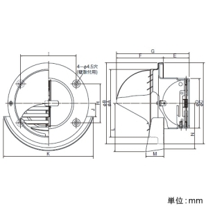 日本キヤリア(東芝) 防火ダンパー付丸形パイプフード φ150用 温度ヒューズ120℃ ガラリ・ワイド水切板付 ステンレス製 シルバーメタリック 防火ダンパー付丸形パイプフード φ150用 温度ヒューズ120℃ ガラリ・ワイド水切板付 ステンレス製 シルバーメタリック DV-202RDWV 画像2