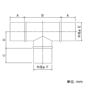 日本キヤリア(東芝) T管 呼び径φ150→φ150 鋼板製 T管 呼び径φ150→φ150 鋼板製 DV-20T20 画像2