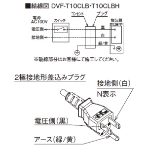 日本キヤリア(東芝) ダクト用換気扇 スタンダード格子タイプ サニタリー用 BL規格浴室用&#8544;型低騒音形 接続ダクトφ100mm 埋込寸法175mm角 鋼板ボディ ダクト用換気扇 スタンダード格子タイプ サニタリー用 BL規格浴室用&#8544;型低騒音形 接続ダクトφ100mm 埋込寸法175mm角 鋼板ボディ DVF-G10L3B1 画像3