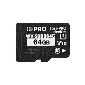 i-PRO microSDHCメモリーカード WV-SDB064G