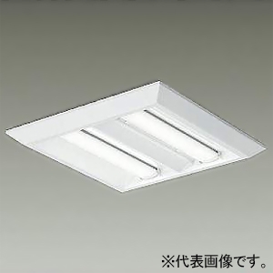 DAIKO LEDベースライト ≪SQUARE BASE LIGHT≫ 本体のみ LEDユニット別売型 直付形 下面開放 2灯ユニットタイプ □450タイプ FHP32W形ユニット×2灯 PWM調光タイプ LZB-92966XW