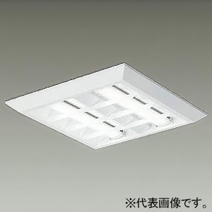 DAIKO LEDベースライト ≪SQUARE BASE LIGHT≫ 本体のみ LEDユニット別売型 直付形 ルーバータイプ 2灯ユニットタイプ □450タイプ FHP32W形ユニット×2灯 PWM調光タイプ LZB-92968XW